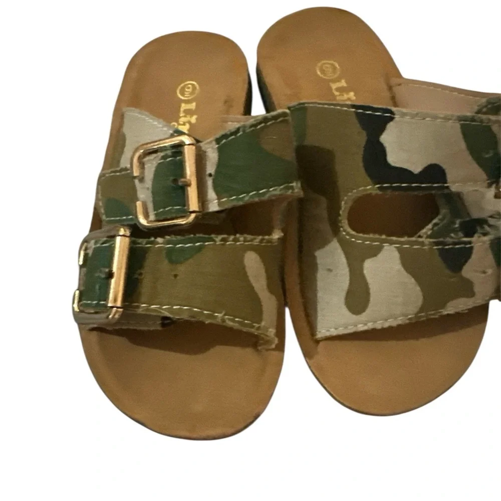 Link comfort size 6 unisex Kids Camo Sandals